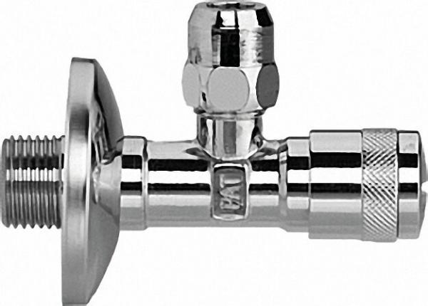 Eck-Ventil mit Filter DN 15 x DN 10 (1/2'' x 3/8'')