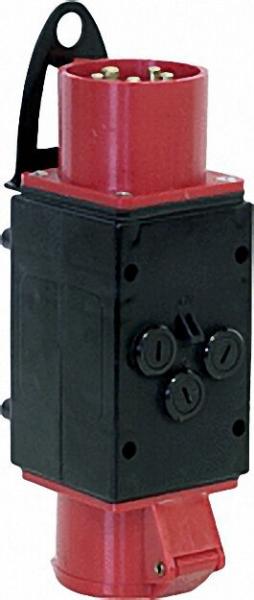 CEE-Adapter 32/16 Eing. : CEE-Stecker 32A Ausgang : CEE-Kupplung 16A