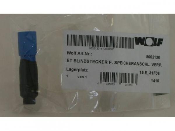 WOLF 8602130 Blindstecker für Speicheranschluss(ersetzt Art.-Nr. 2794041)