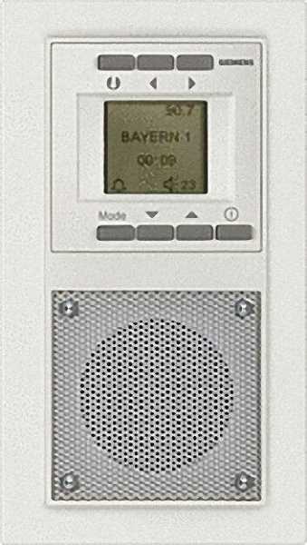 Unterputz-Radio carbonmetallic IP 20