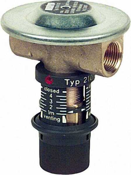 Verstellbares Membran-Antiheberventil Oventrop ''Oilstop V'' 1-4m 210 42 03