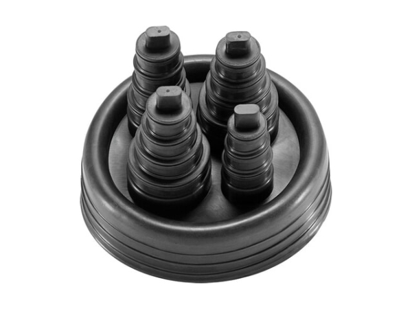 Buderus Endmanschette für Hüllrohr 160 Zubehör für Logatherm ASU DN32 Farbe Schwarz 1744-160000-001