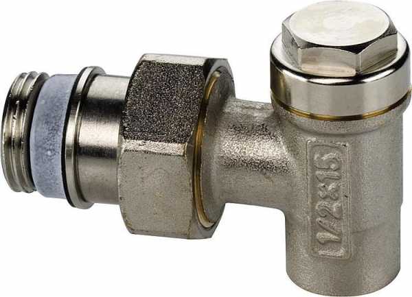 SIMPLEX Rücklaufverschraubung Typ L zum Löten MS vernickelt 1/2''x 15 Ausführung: Eck