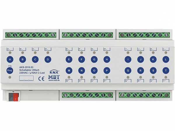 Reiheneinbaugerät MDT 20-fach 16A, 230V, C-Last