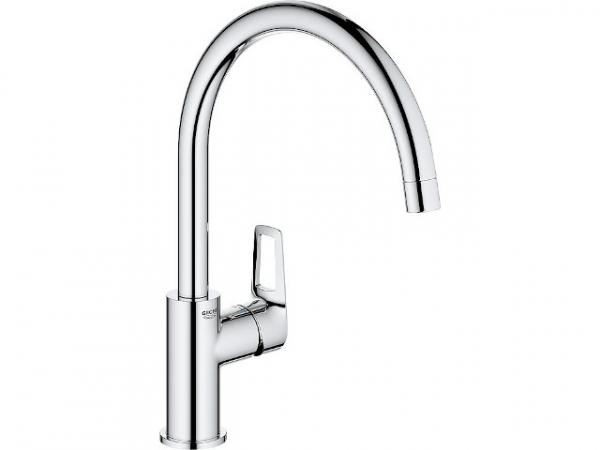 Spültischmischer Grohe Bauloop Zero, Schwenkbereich 360°, Ausladung 223mm, chrom