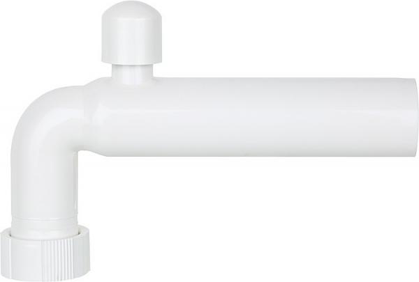 Abgangsbogen PP weiß 1 1/2'' x 40 x 220mm mit Rohrbelüfter