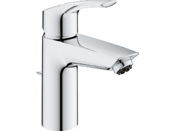 Waschtischmischer Grohe Eurosmart S-Size , chrom mit Ablaufgarnitur Niederdruck