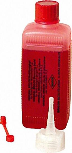 BRIGON Ersatzteil -Schrägrohr-Manometer Ersatzflüssigkeit 100ml. rot Typ 4329 Id. Nr. 70 038 03