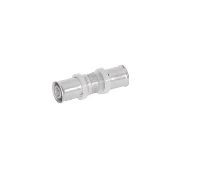 VIESSMANN 9572456 Verbindungskupplung, 16mmx16mm Messing Heizrohre 16 × 2 mm Presskontur TH