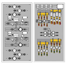 GE555Y135 Wohnungsübergabestation für 3 und 4 Wohneinheiten GE555Y135 Wohnungsübergabestation für 3 und 4 Wohneinheiten