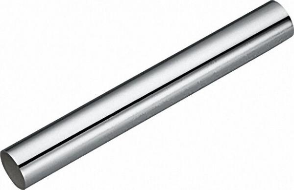 Schutzrohr geschlitzt Metalloptik Chrom glänzend 21,7mm
