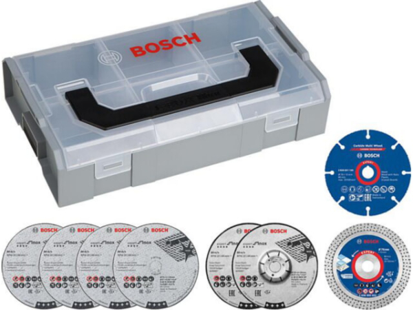 Trenn- und Schleifscheiben-Set Bosch d 76 mm, mit Mini L-Boxx