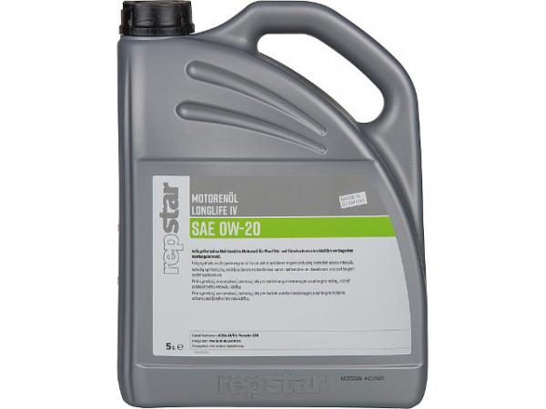 Motorenöl SAE OW-20 Longlife IV Inhalt 5000ml