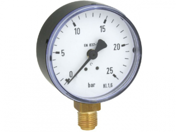 Manometer NG 63 radial 0 bis 25 bar