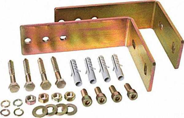 PAW Wandhaltersatz für hydraulische Weiche DN25 für Wandabstand 100, 125, 150mm