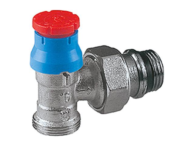 Giacomini R411X034 Thermostatventil Eckform selbstdichtend mit Adapteranschluss DN15 1 2 x18 meinhausshop