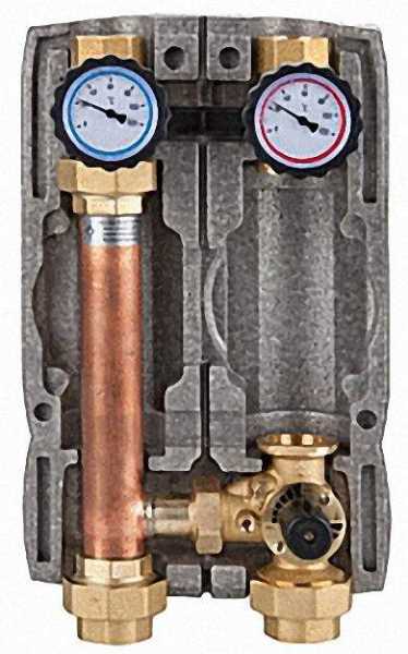 EVENES Easyflow Heizkreisset DN32 (1 1/4''), mit Dreiwegemischer, ohne Pumpe