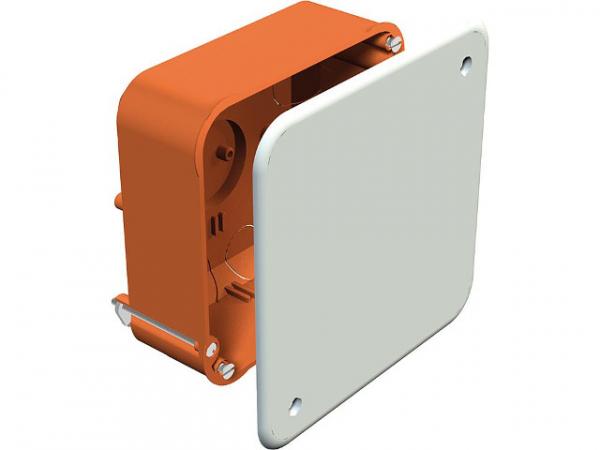 Hohlwand-Verbindungskasten H 50xL 105xB 105mm Typ HV 100 KD, orange / 1 Stück