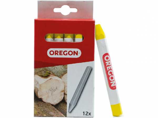 Signierkreide Oregon gelb, Länge 120mm, D 12mm VPE 12 Stück