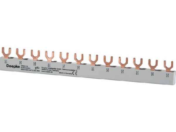 Sammelschiene EV-S G 3.12.120, 10 mm², Gabel, 3-phasig