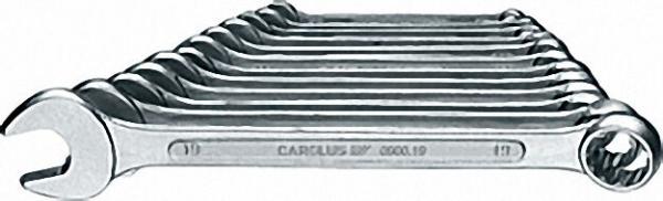 CAROLUS Ring-Maulschlüssel-Satz 12-tlg. 10, 11, 12, 13, 14, 17, 19, 22, 24, 27, 30, 32