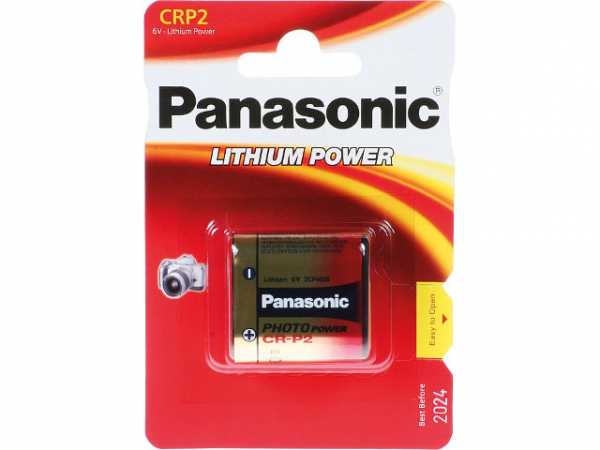 Lithium-Batterie CR-P2PEP, 6 V 6 V, 34x19, 5x36mm 1 Stück