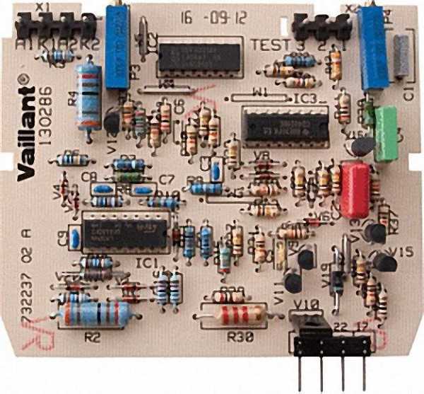 Vaillant-Ersatzteil Leiterplatte VC110, VC-VCW180-280XE (Abgassensor)