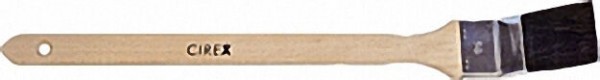 Pr. -Heizkörperpinsel 75mm Cirex schwarz, Buchenstiel, Weißblechzwinge