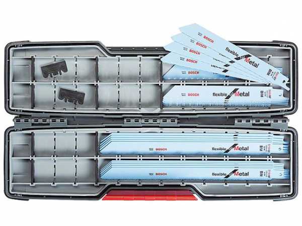 Säbelsägeblätterset BOSCH® 20 - teilig für Schnitte in Metall