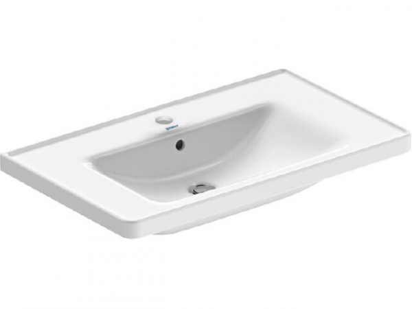 Möbel-WT Duravit D-Neo, BxHxT: 800 x 165 x 480 mm, m. Ül. , 1 HL, weiß