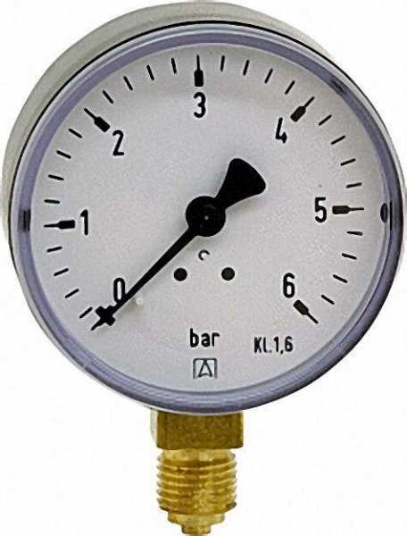 Manometer 0-1bar 63mm für G1/4