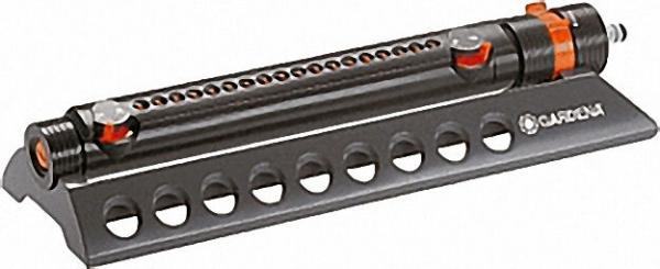GARDENA Viereckregner Aquazoom 350/2 Stufenlose Sprengbreite bis 350m²