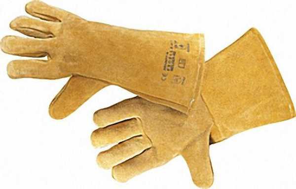 Schweißerhandschuh Rindspaltleder Hitzebeständig, Größe 11