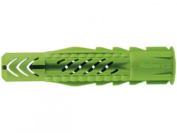 Fischer Universaldübel UX GREEN 6x50 R mit Rand, 524855, VPE 40 Stück