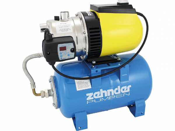 Hauswasserwerk Zehnder HWX 5200 mit Druckschalter ZPC01B und Stahlbehälter 20L