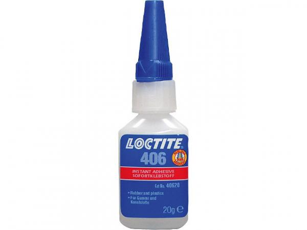Loctite 406 Sofortklebstoff f. Gummi 20g