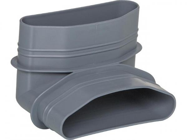 Systemkanalbogen 90° stehend Typ: SYK-B90-V