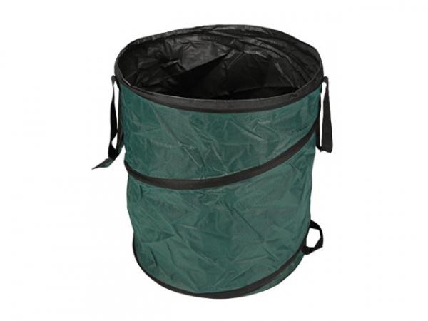 Gartenabfallsack klappbar, faltbar 175 L 55 x 63 cm dunkelgrün/schwarz 930-175