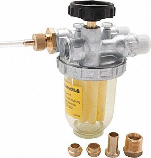 GOK -Einstrangfilter 3/8'' mit Rücklaufzuführung UA 8/10mm SIKU-70µm
