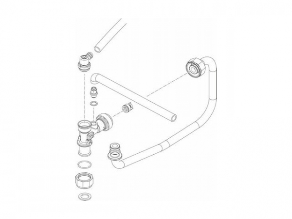 Buderus 87186646010 Drossel montiert 20kW