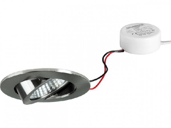 LED EBS 230V 6W 3000K nickel matt, dim