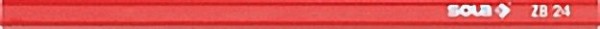 Bleistift rot aus Lindenholz Modell ZB 18cm Graphitmine HB