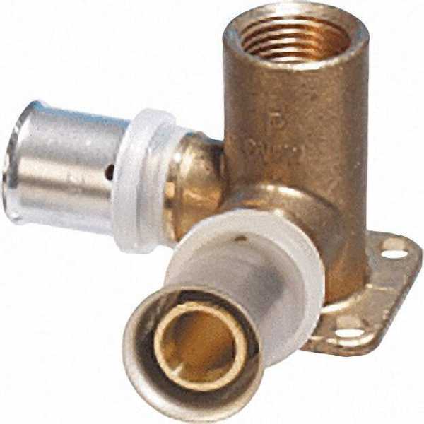Pressfitting für MSVR Wandwinkel kurz doppelt 16x2mm-1/2''-16x2mm