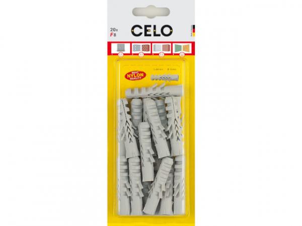 CELO Blister Normaldübel F 7, VPE 50 Stück Blister