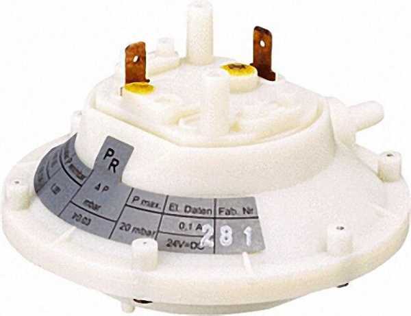 Differenzdruckschalter für ZR/ZWR-4 Junkers Nr.: 8 717 406 034