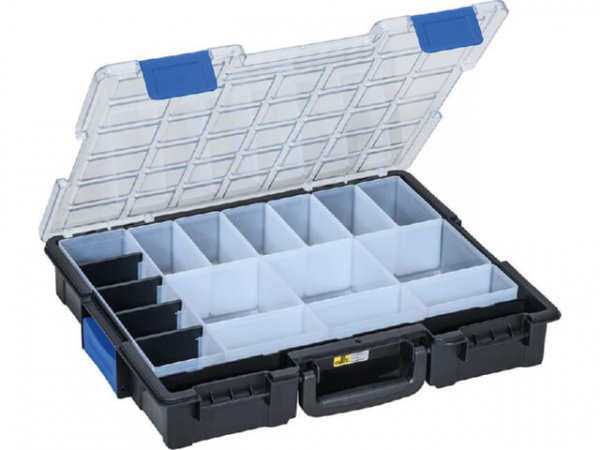 Kleinteilekoffer EuroPlus Pro >,K<,44.76/19,sw,bl