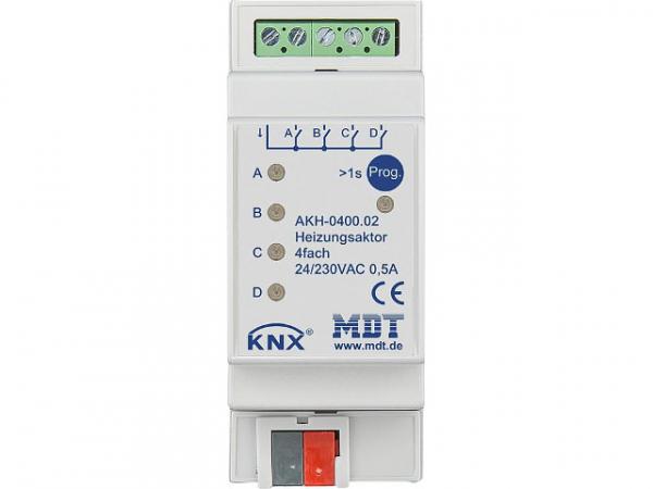 Reiheneinbaugerät MDT Heizungsaktor 4-fach 24-230V
