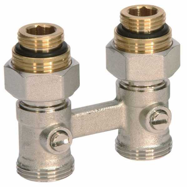 VIESSMANN 9573920 Anschlussverschraubung R1/2 IG, Durchgangsform, Zweirohrsystem