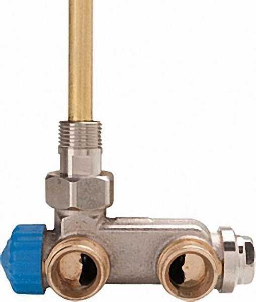 HEIMEIER E-Z Ventil mit Tauchrohr DN 15 Einrohrsystem Eckform
