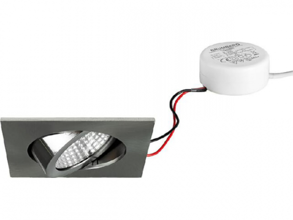 LED EBS 230V 6W 3000K nickel matt dimm